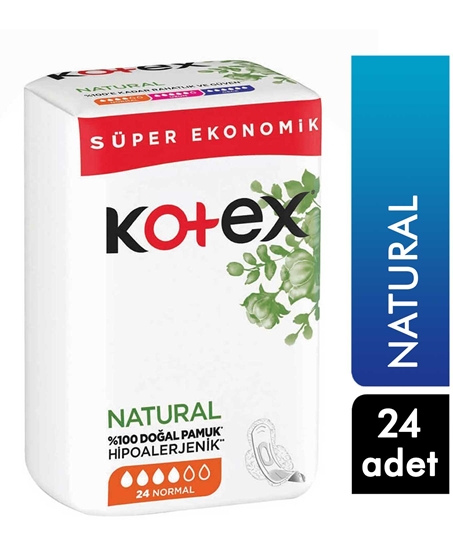 Picture of KOTEX NATURAL ULTRA QDR NORMAL (24X12)