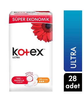 Kotex Ultra Normal Hijyenik Ped 28'li Picture of Kotex Ultra Normal Hijyenik Ped 28'li