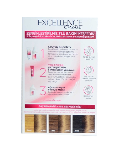 Picture of LOREAL EXCELLENCE SAC BOYASI 6/1 KOYU KUMRAL