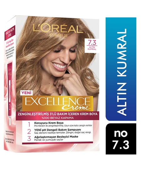 Picture of Loreal Excellence Set Saç Boyası Altın Kumral No: 7.3