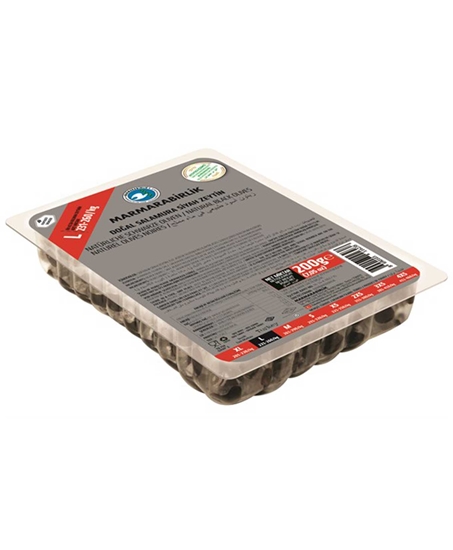 Picture of Marmara Birlik Hiper Vakumlu Doğal Siyah Zeytin 200 gr