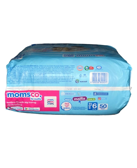 Picture of  Molfix Baby Diapers Size 6 50 Pieces Advantage Pack