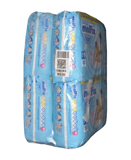 Picture of  Molfix Baby Diapers Size 6 50 Pieces Advantage Pack