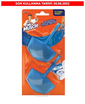 Mr Muscle Tuvalet Bloğu Aqua Blue 2'li Picture of Mr Muscle Tuvalet Bloğu Aqua Blue 2'li