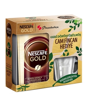 Nescafe Gold Kahve Eko Paket 150 gr + Kupa Bardak Hediye Picture of Nescafe Gold Kahve Eko Paket 150 gr + Kupa Bardak Hediye
