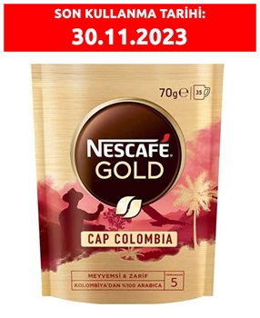 Nescafe Gold Cap Colombia Filter Coffee 70 gr 	nescafe, hazır kahve, filtre kahve, kahve fiyatları, toptan kahve, kahve çeşitleri, nescafe fiyatları, nescafe çeşitleri