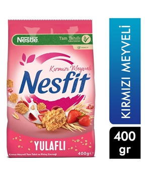Nestle Nesfit Cereal and Rice Flakes 400 gr Kırmızı Meyveli Picture of Nestle Nesfit Cereal and Rice Flakes 400 gr Kırmızı Meyveli