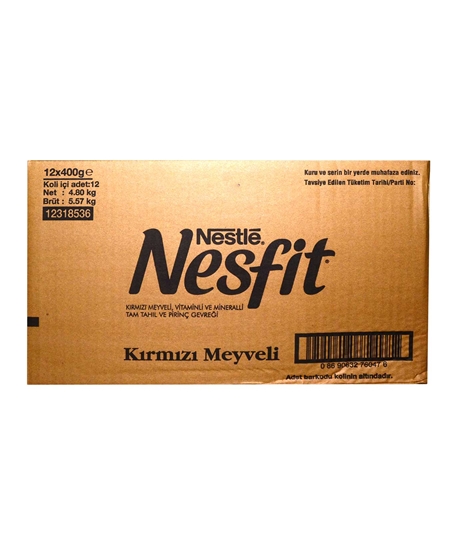 Picture of Nestle Nesfit Cereal and Rice Flakes 400 gr Kırmızı Meyveli