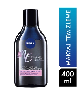 Nivea Make Up Cleansing Water 400 ml Micellair Dual Phase Picture of Nivea Make Up Cleansing Water 400 ml Micellair Dual Phase