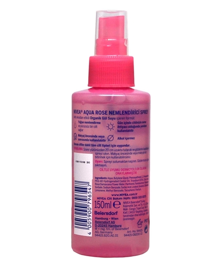 Picture of Nivea Moisturizing Spray 150 ml Aqua Rose