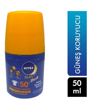 Nivea Sun Sunscreen Roll On 50 Ml - For Kids 50+ SPF Picture of Nivea Sun Sunscreen Roll On 50 Ml - For Kids 50+ SPF