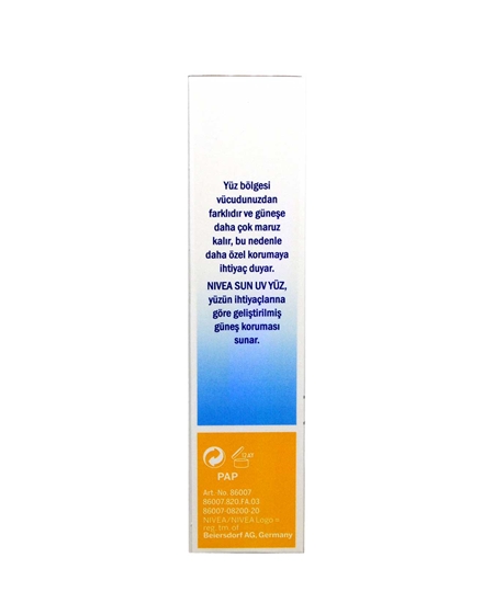 Picture of Nivea Sun Anti Glare Face Cream 50ml 50+ SPF
