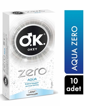 Okey Prezervatif 10'lu Zero Aqua Picture of Okey Prezervatif 10'lu Zero Aqua