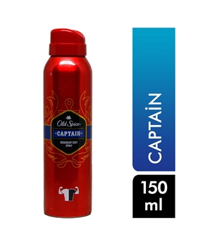 Old Spice Spray Deodorant 150 ml Captain Picture of Old Spice Spray Deodorant 150 ml Captain