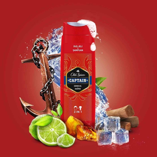 Picture of Old Spice Shower Gel 400 ml Captain*6
