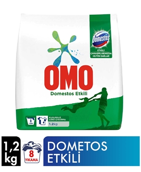 Omo Matic Powder Laundry Detergent 1,2 kg - Domestos Effective Picture of Omo Matic Powder Laundry Detergent 1,2 kg - Domestos Effective