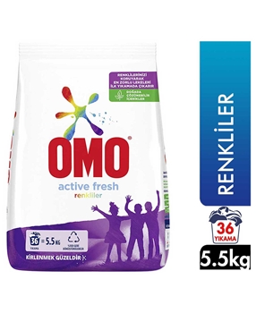Omo Matik Act Fresh For Color Laundry 4 x 5.5 kg Picture of Omo Matik Act Fresh For Color Laundry 4 x 5.5 kg