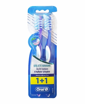 Oral B Toothbrush 1+1 Pro-Health Gum Care Picture of Oral B Toothbrush 1+1 Pro-Health Gum Care