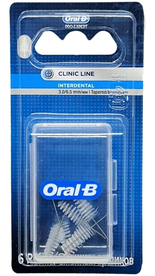 Picture of Oral B Arayüz Fırça Yedeği 6'lı Clinic Line Interdental Diş Arası Temizleme