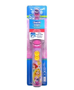 Oral B Battery Powered Toothbrush Stages Power For Kids Disney Princesses 3+ Ages - Soft oral b, oralb, oral-b, şarjlı diş fırçası, şarj edilebilir diş fırçası, elektrikli diş fırçası, pilli diş fırçası, çocuklar için pilli diş fırçası, çocuklar için diş fırçası, otomatik diş fırçası, oral b çocuk diş fırçası satın al, oral b çocuk diş fırçası fiyat