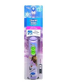 Oral B Battery Powered Toothbrush Stages Power Frozen 3+ Ages - Soft oral b, oralb, oral-b, şarjlı diş fırçası, şarj edilebilir diş fırçası, elektrikli diş fırçası, pilli diş fırçası, çocuklar için pilli diş fırçası, çocuklar için diş fırçası, otomatik diş fırçası, oral b çocuk diş fırçası satın al, oral b çocuk diş fırçası fiyat, frozen diş fırçası, elsa diş fırçası, olaf diş fırçası