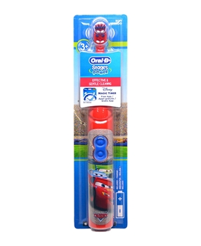 Oral B Battery Powered Toothbrush Stages Power Lightning McQueen 3+ Ages - Soft oral b, oralb, oral-b, çocuklar için şarjlı diş fırçası, çocuklar için şarj edilebilir diş fırçası, çocuklar için elektrikli diş fırçası, çocuklar için pilli diş fırçası, çocuklar için diş fırçası, otomatik diş fırçası, oral b çocuk diş fırçası satın al, oral b çocuk diş fırçası fiyat,  Şimşek McQueen diş fırçası