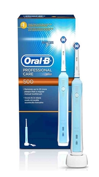 Oral-B Professional Care 500 Rechargeable Toothbrush Picture of Oral-B Professional Care 500 Rechargeable Toothbrush