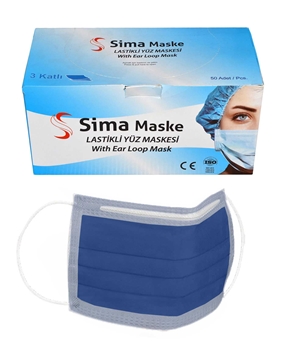 3 Layer Wired Sima Mask 50 Packs Navy Blue Picture of 3 Layer Wired Sima Mask 50 Packs Navy Blue