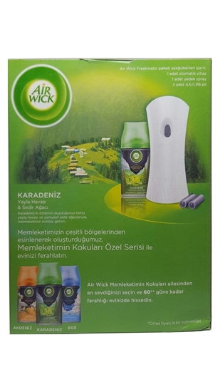 Picture of P-Airwick Karadeniz Yayla Havası & Sedir Ağacı Freshmatic Kit Sprey Hediyeli