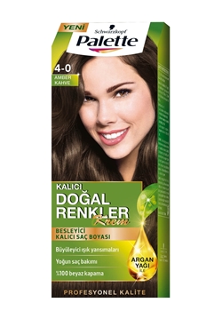 P-Palette Amber Kahve 4-0 Tüp Krem Saç Boyası 50 ml Picture of P-Palette Amber Kahve 4-0 Tüp Krem Saç Boyası 50 ml