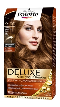 P-Palette Deluxe Altın Parıltılı Bal 9-50 Tüp Krem Saç Boyası 50 ml Picture of P-Palette Deluxe Altın Parıltılı Bal 9-50 Tüp Krem Saç Boyası 50 ml
