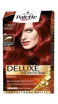 P-Palette Deluxe Ateş Kızılı 7-887 Tüp Krem Saç Boyası 50 ml Picture of P-Palette Deluxe Ateş Kızılı 7-887 Tüp Krem Saç Boyası 50 ml