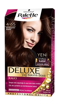 P-Palette Deluxe Büyüleyici Kahve 4-65 Tüp Krem Saç Boyası 50 ml Picture of P-Palette Deluxe Büyüleyici Kahve 4-65 Tüp Krem Saç Boyası 50 ml