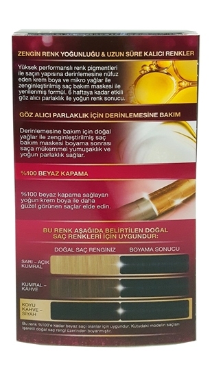 Picture of P-Palette Deluxe Gece Mavisi 1-1 Tüp Krem Saç Boyası 50 ml