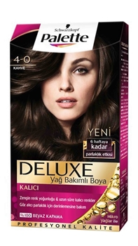 P-Palette Deluxe Kahve 4-0 Tüp Krem Saç Boyası 50 ml Picture of P-Palette Deluxe Kahve 4-0 Tüp Krem Saç Boyası 50 ml