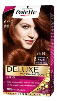 P-Palette Deluxe Kahve Bakır 6-70 Tüp Krem Saç Boyası 50 ml Picture of P-Palette Deluxe Kahve Bakır 6-70 Tüp Krem Saç Boyası 50 ml