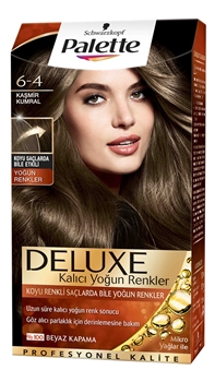 P-Palette Deluxe Kaşmir Kumral 6-4 Tüp Krem Saç Boyası 50 ml Picture of P-Palette Deluxe Kaşmir Kumral 6-4 Tüp Krem Saç Boyası 50 ml