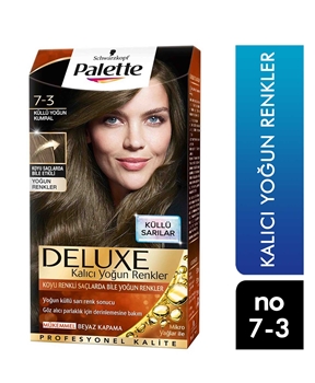 P-Palette Deluxe Küllü Sarılar 7-3 Tüp Krem Saç Boyası 50 ml Picture of P-Palette Deluxe Küllü Sarılar 7-3 Tüp Krem Saç Boyası 50 ml