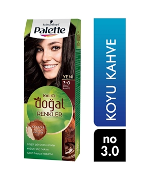 Palette Saç Boyası Doğal Renkler Koyu Kahve 3-0 Picture of Palette Saç Boyası Doğal Renkler Koyu Kahve 3-0