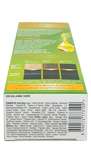 Picture of P-Palette Gece Mavisi 1-1 Tüp Krem Saç Boyası 50 ml