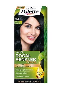 P-Palette Gece Mavisi 1-1 Tüp Krem Saç Boyası 50 ml Picture of P-Palette Gece Mavisi 1-1 Tüp Krem Saç Boyası 50 ml