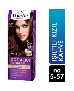 Palette Göz Alıcı Renkler Saç Boyası Işıltılı Kızıl Kahve 5-57 Picture of Palette Göz Alıcı Renkler Saç Boyası Işıltılı Kızıl Kahve 5-57