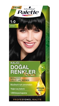 P-Palette Siyah 1-0 Tüp Krem Saç Boyası 50 ml Picture of P-Palette Siyah 1-0 Tüp Krem Saç Boyası 50 ml