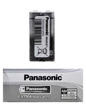Panasonic Pil AAA 2x30'lu Paket Extra Heavy Duty R03UE/2S -DK Picture of Panasonic Pil AAA 2x30'lu Paket Extra Heavy Duty R03UE/2S -DK