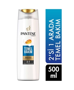 Pantene Shampoo and Conditioner 500 ml 2 in 1 Basic Care Picture of  Pantene Shampoo and Conditioner 500 ml 2 in 1 Basic Care