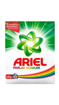 P-Ariel Parlak Renkler Toz Çamaşır Deterjanı 4,5 kg deterjan, çamaşır deterjanı, ariel, toz deterjan, toz
