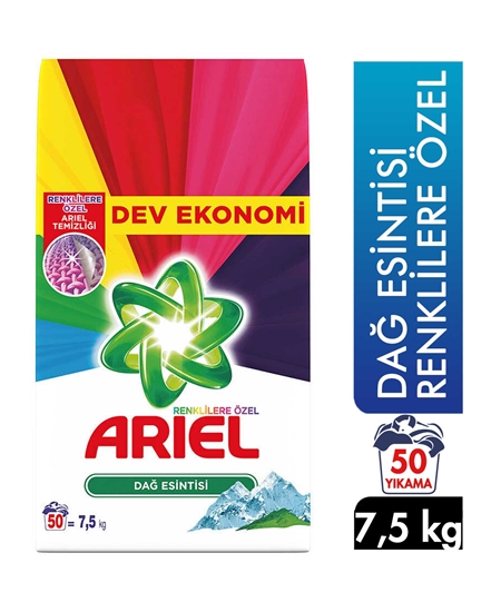 Picture of Ariel Laundry Powder Detergent 7,5 kg Mountain Breeze Special For Color