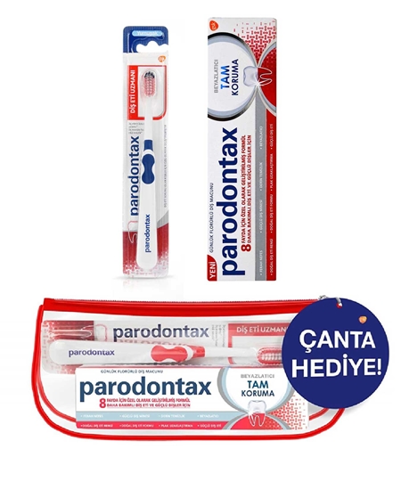 Picture of Parodontax Diş Macunu 75 ml Tam Koruma + Diş Fırçası + Çanta Hediyeli