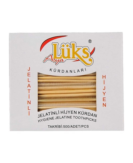 Picture of Asya Luxury Gelatine Toothpick 500 Pieces X 24 Package