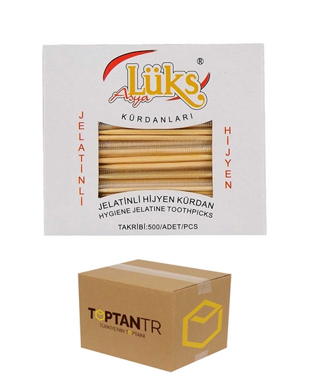 Picture of Asya Luxury Gelatine Toothpick 500 Pieces X 24 Package